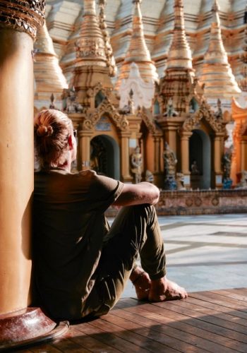 Shwedagon Pagoda in Yangon Myanmar