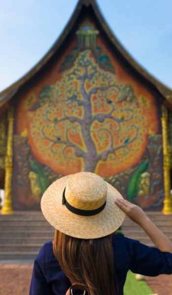 Sirindhorn Wararam Phu Prao Temple Wat Phu Prao in Ubon Ratchathani Thailand